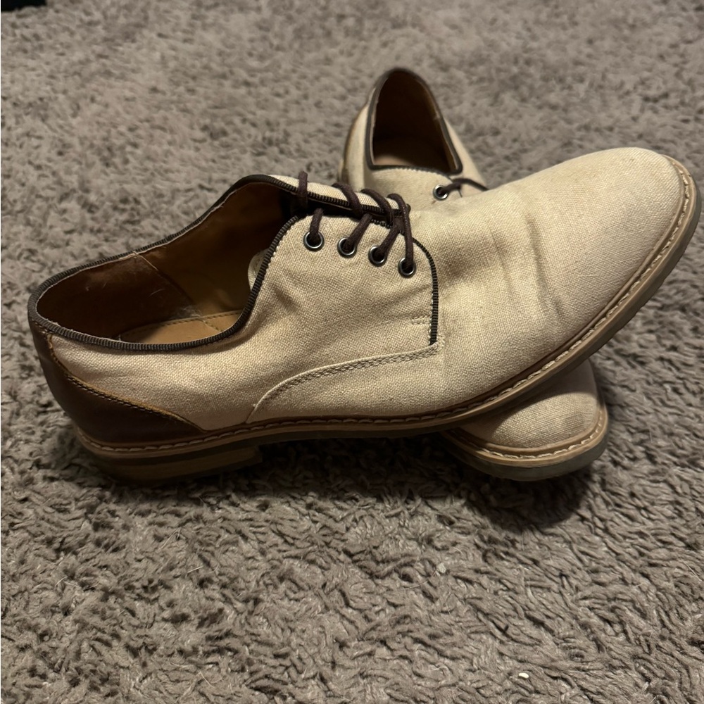 Call It Spring Brown Canvas Shoes